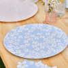 Pretty Flower Themed Plates