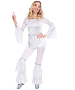 Disco Diva White Adult Costume