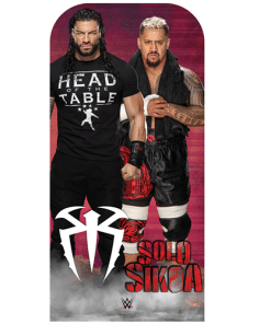 Reigns and Sikoa WWE Stand In Cardboard Cutout
