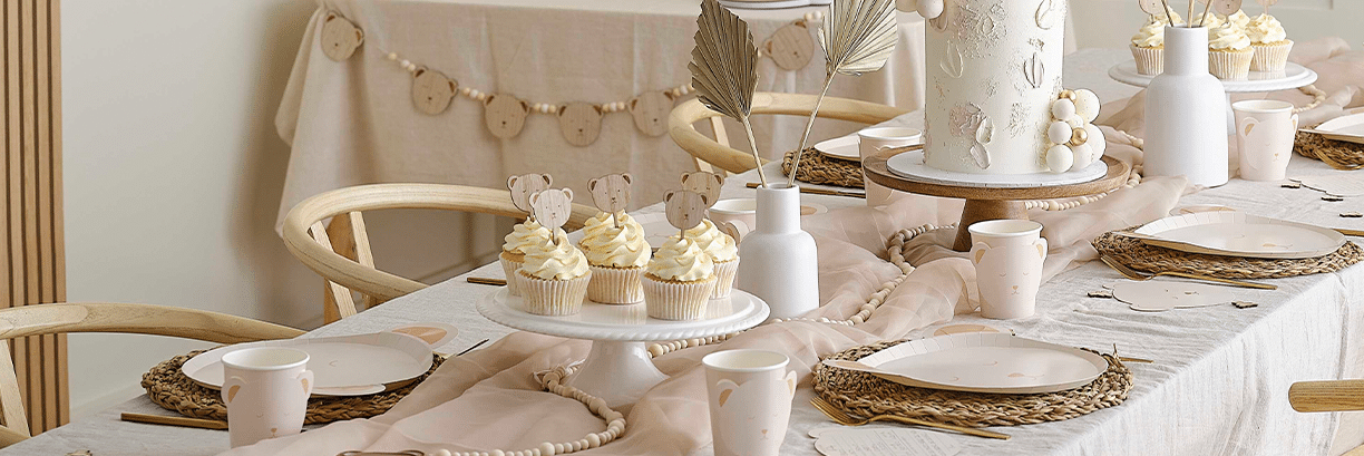 Teddy Bear Themed Tea Party Baby Shower Decorations