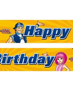 Lazy Town Happy Birthday Banner