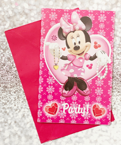 Minnie Mouse Party Invitation Cards