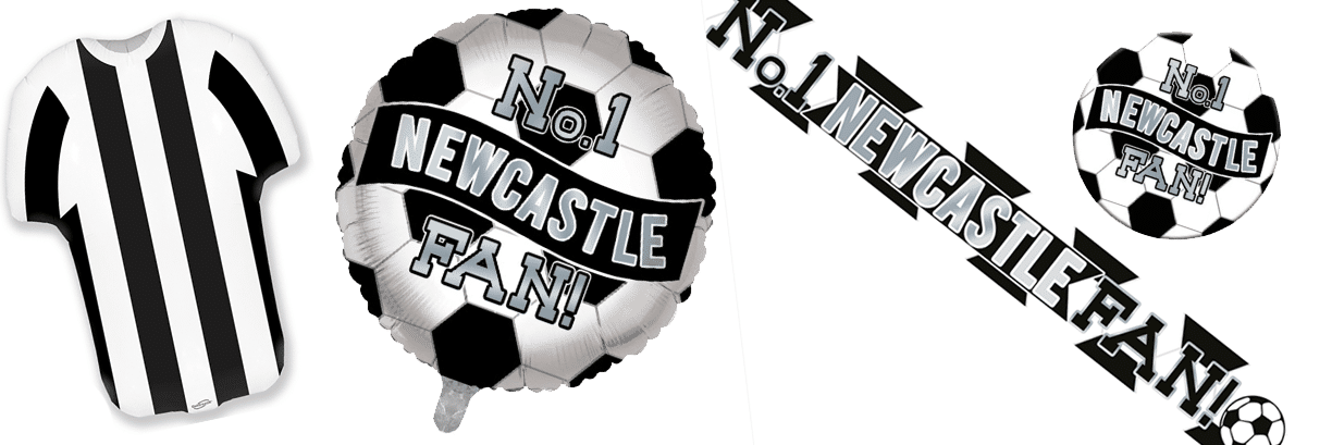 Newcastle Football Club Party Decorations Balloons