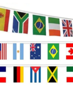 Olympic Nations Fabric Flag Bunting