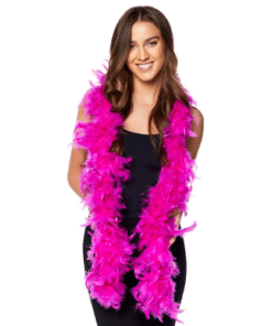 Bright Pink Feather Boa