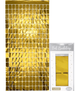 Gold Square Panel Backdrop For Party Decor & Balloons