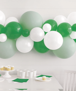 Green & White DIY Balloon Arch Kit