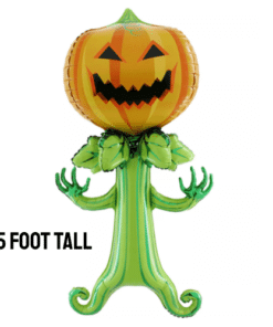 Halloween Tall Pumpkin Foil Balloon