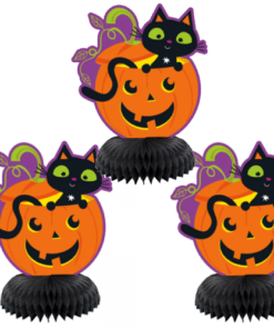 Halloween Honeycomb Pumpkin & Table Decorations