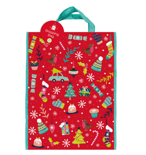 Christmas Decorated Tote Bag