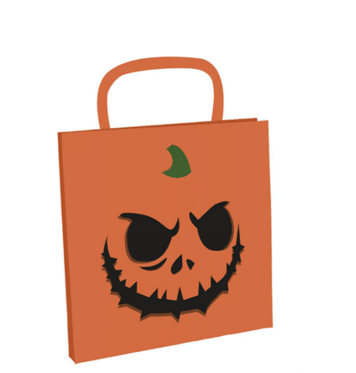 Halloween Pumpkin Tote Bag