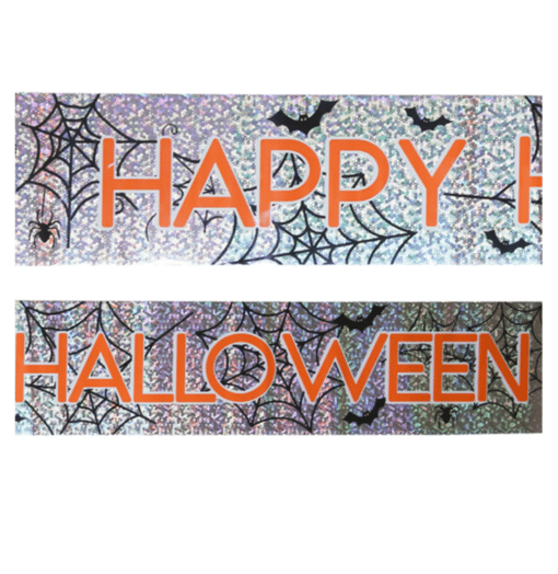 Happy Halloween Foil Banner