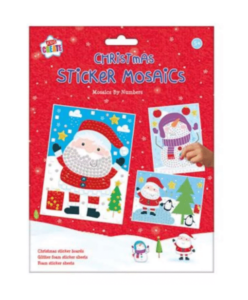 Christmas Sticker Mosaic Boards