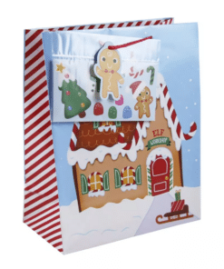 Gingerbread Themed Gift bags For Christmas