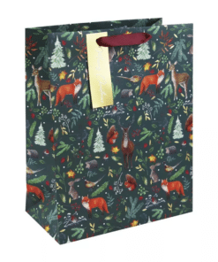 Woodland Themed Gift Bags For Christmas