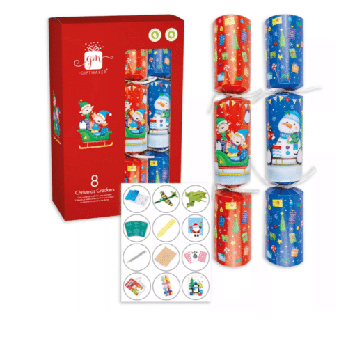 Snowman & Elves Christmas Crackers