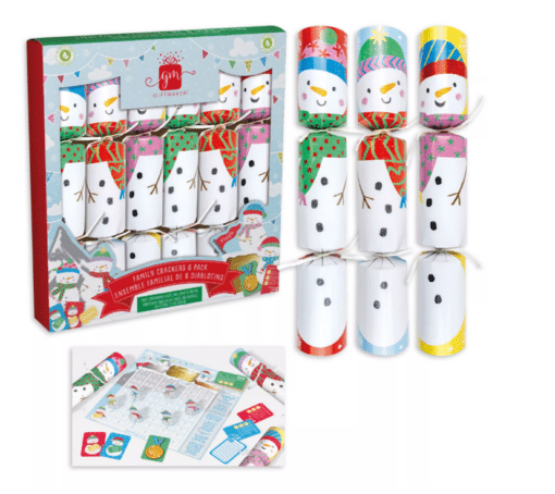 Snowman Themed Christmas Crackers