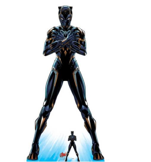 Black Panther Avengers Lifesize Cardboard Prop