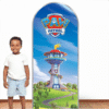 Paw Patrol Themed Party Prop Back Drop DIY at Home Cheap