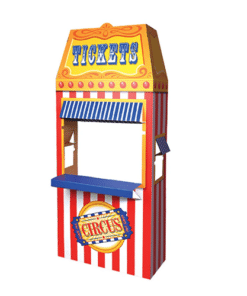 Circus Ticket Booth Prop 3D Decoration