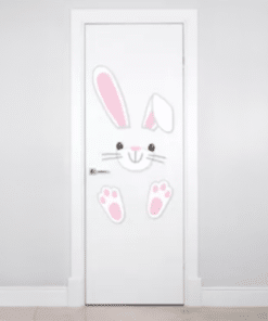 Easter Bunny Door Stickers