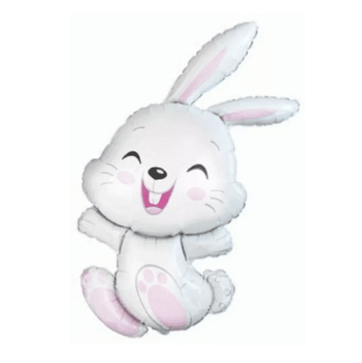 Happy Pink Bunny Balloon