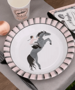 Horse Themed Paper Plate